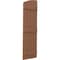 Ekena Millwork Americraft 4-Board (3 Batten) Wood Joined Board-n-Batten Shutters w/Ellipt Top, ARW401BE414X77BTH, PR ARW401BE414X77BTH - alternate 2